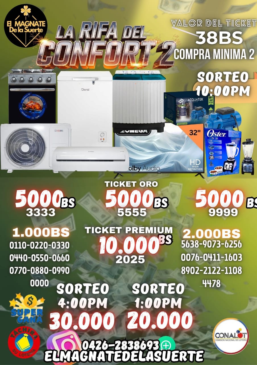 La Rifa del CONFORT 2📺🎛️💸