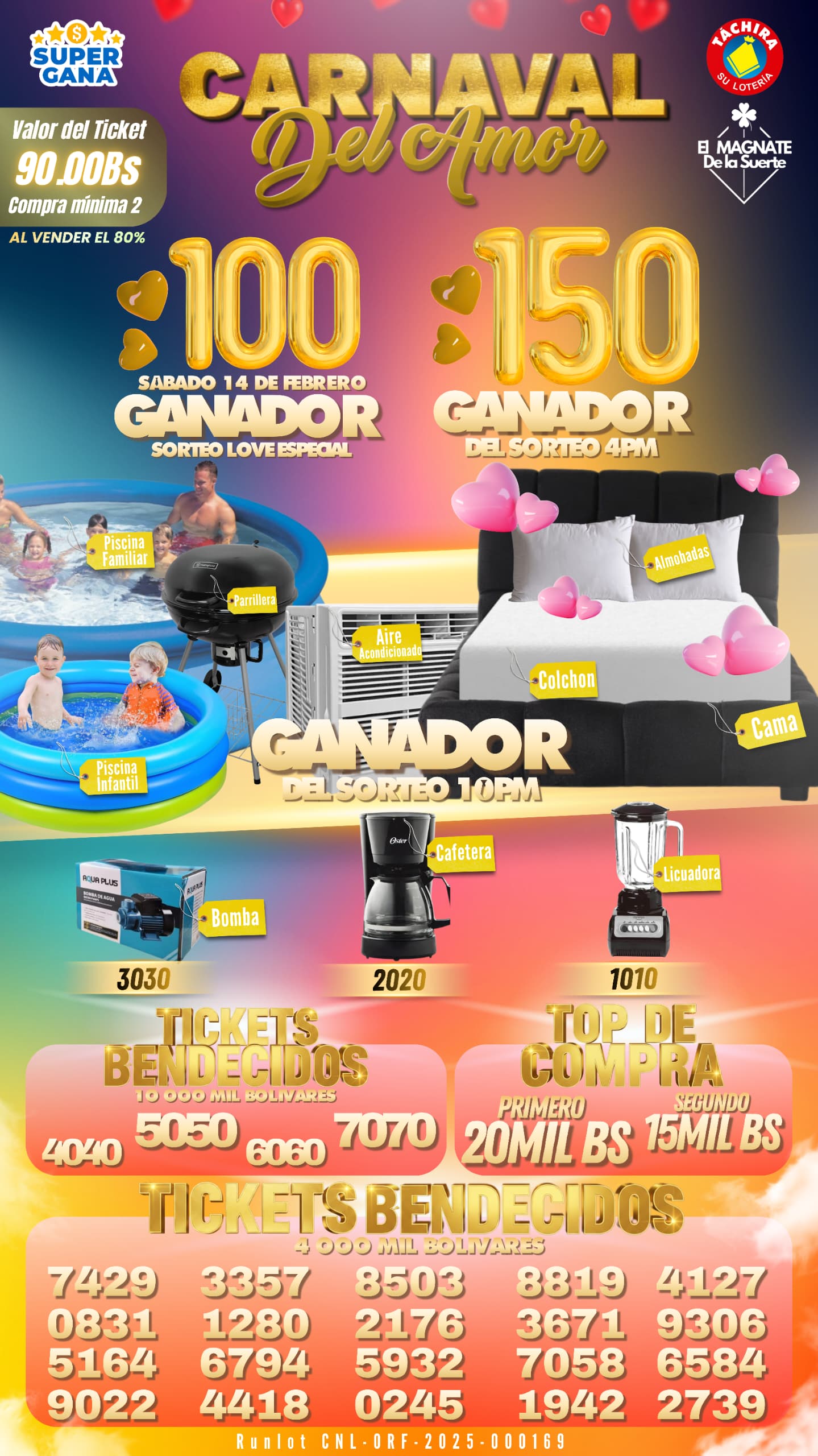 Rifa Carnaval de Amor 🩷💦🎉