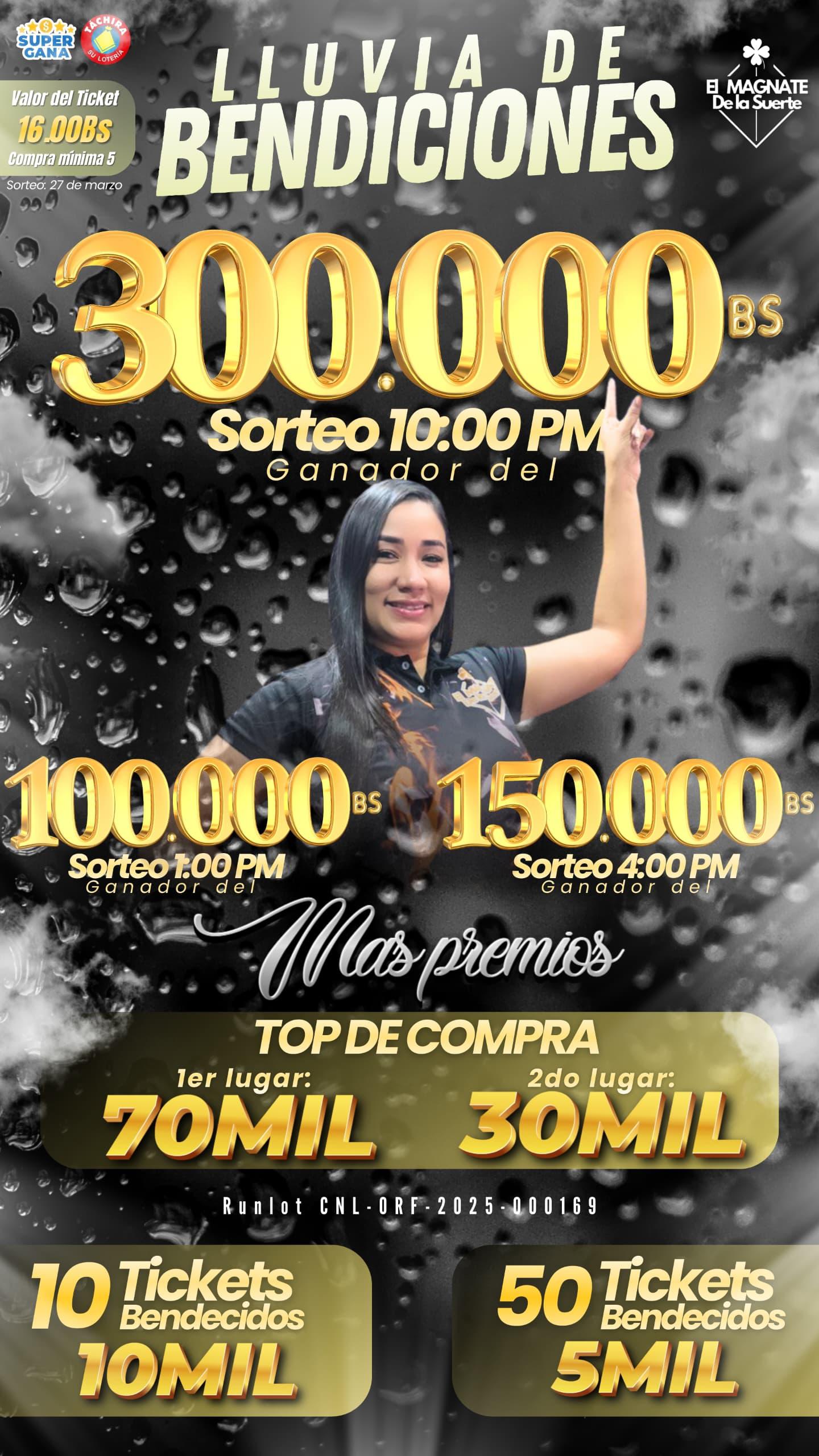 Lluvia de bendiciones 💦